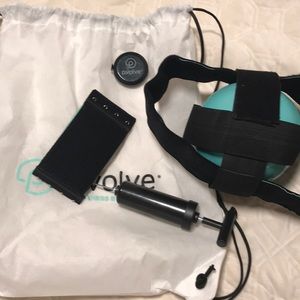 P.volve ball, bag, pump, and tape measure